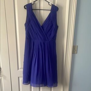 Elegant Blue Sleeveless Dress